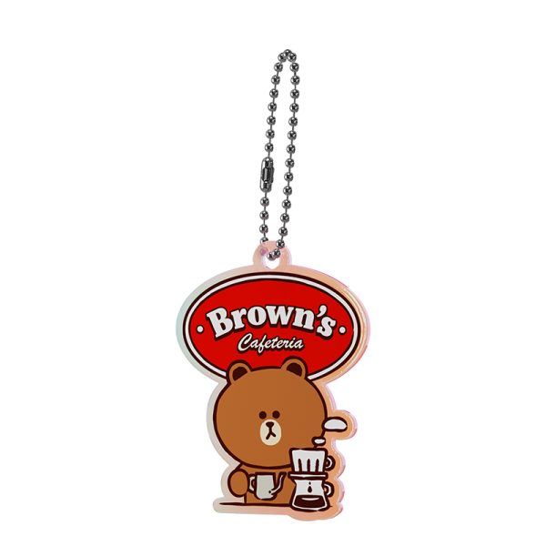 LINE FRIENDS Licensed Acrylic Charms - Café Moments Series