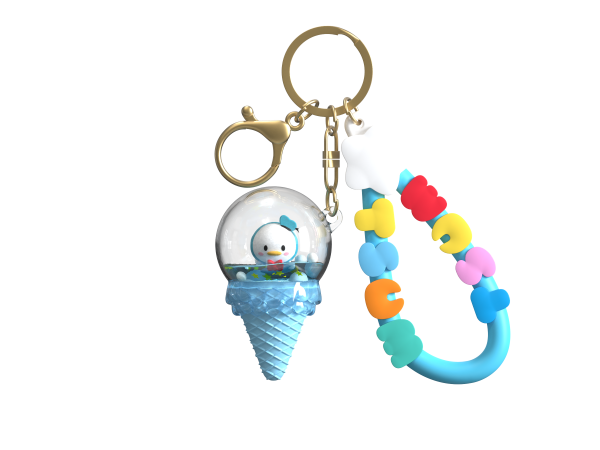 Série de chaveiros Disney × Mini Ice Cream Cone