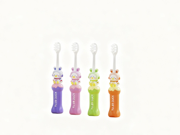 Tu.Er Duck · Cute Silicone Toothbrush Handle Series