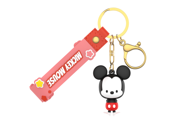 Disney Official Licensed Silicone Figure Keychain Series