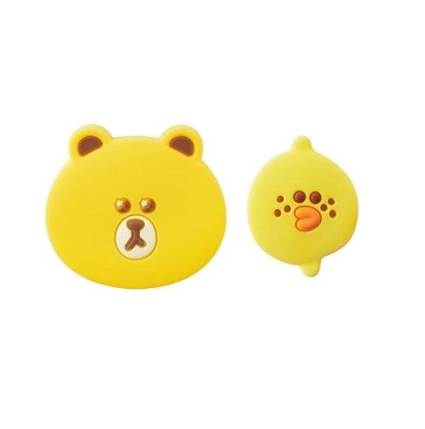 Line Friends Food-Themed Silicone Fridge Magnets | Cute Decor Accessory