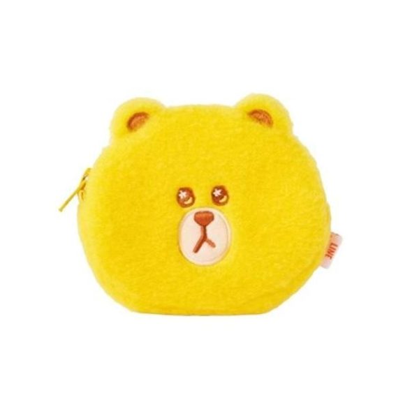 Line Friends Plush Character Storage Pouch | Cute Cozy Organizer