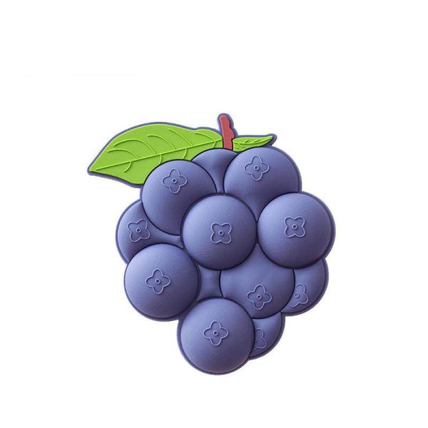 Silicone Fruit Magnetic Fridge Stickers (Grape & Pea Styles)