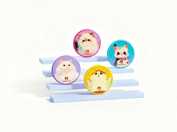 可愛的貓咪圖案鏡子