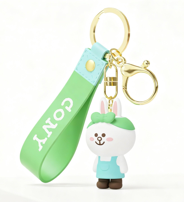 Line Friends Garden Series Keychain Set | Cute Outdoor-Themed Accessory
