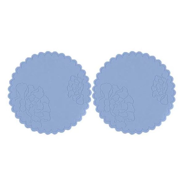 Floral Scalloped Silicone Cup Mat