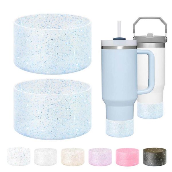 Glitter Silicone Tumbler Base Protectors (Multi-Color Set)