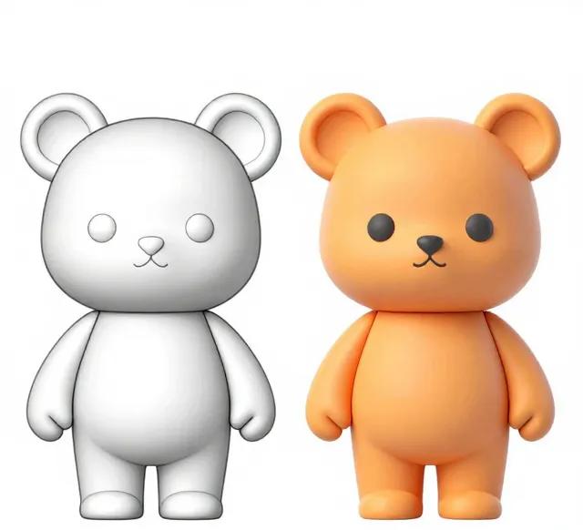 silicone figurine mold development