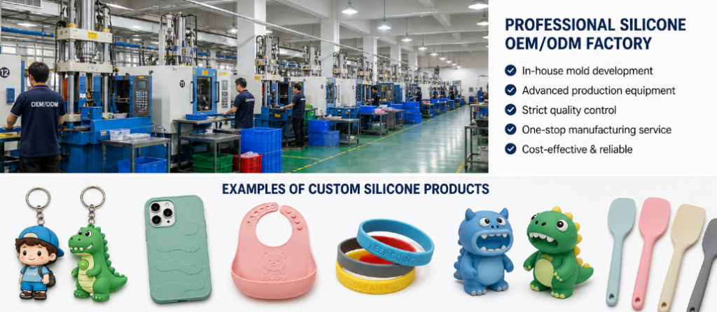 custom silicone keychain cost example including mold cost unit price and packaging