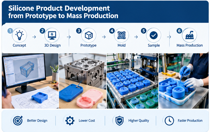 silicone product development from prototype to mass production